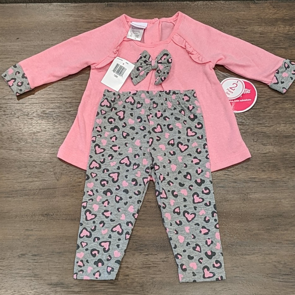 NWT 12mo Nanette Kids 2 pc outfit